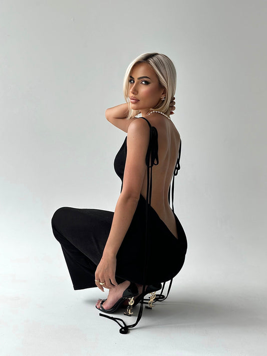 Serenity | Backless Maxi Dress