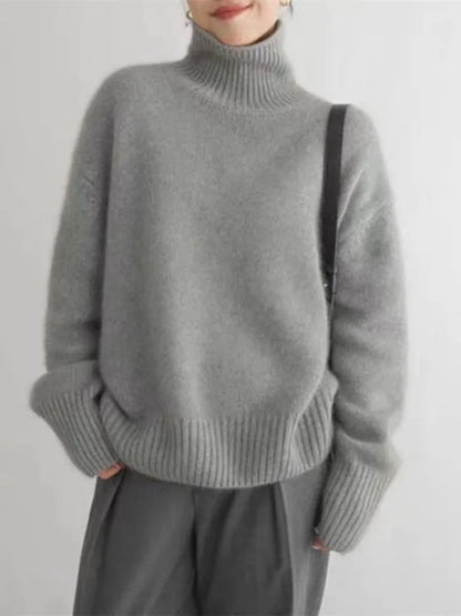 Caitlin | Turtleneck Cashmere Sweater