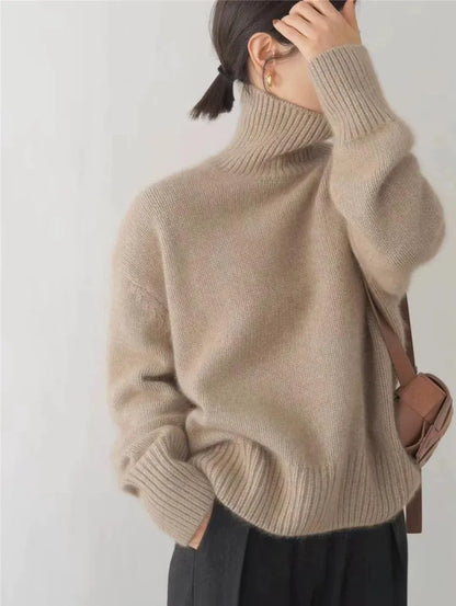 Caitlin | Turtleneck Cashmere Sweater