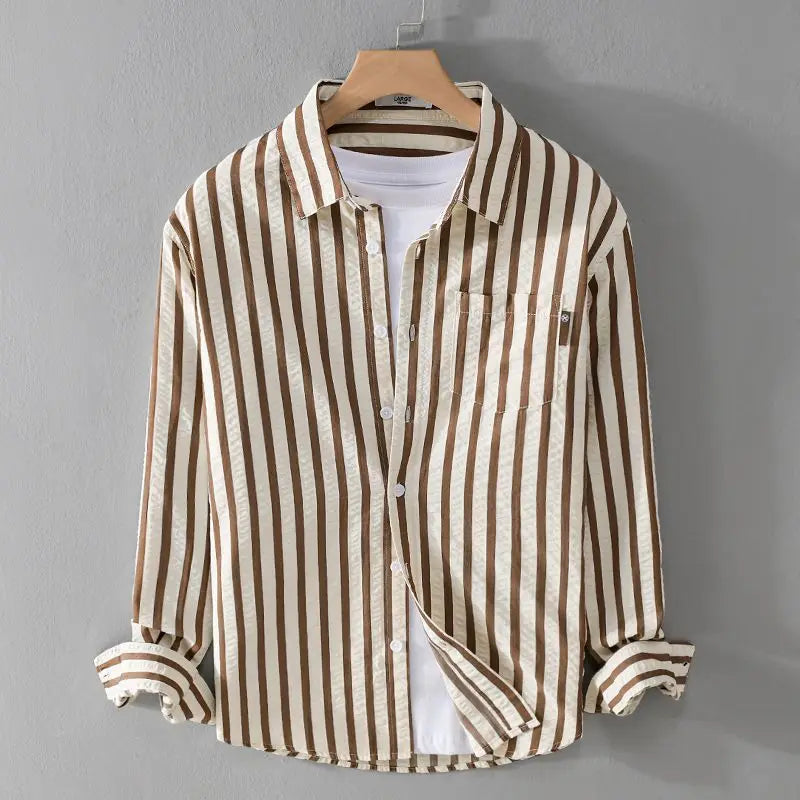 Andrew | Trendy Striped Shirt