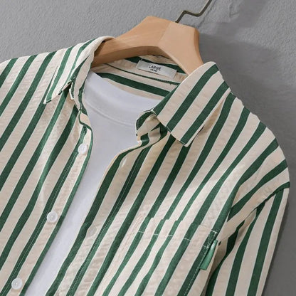 Andrew | Trendy Striped Shirt