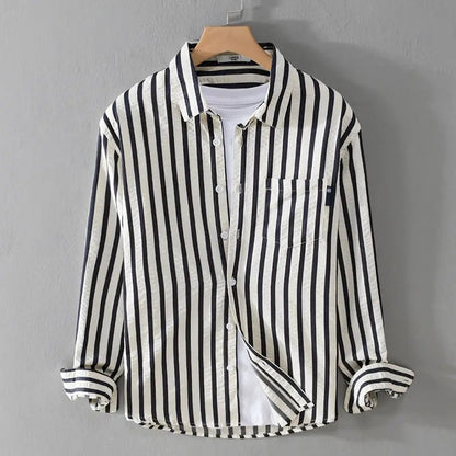 Andrew | Trendy Striped Shirt