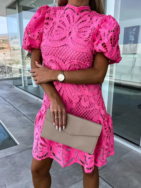 Marissa | Embroidered Lace Dress